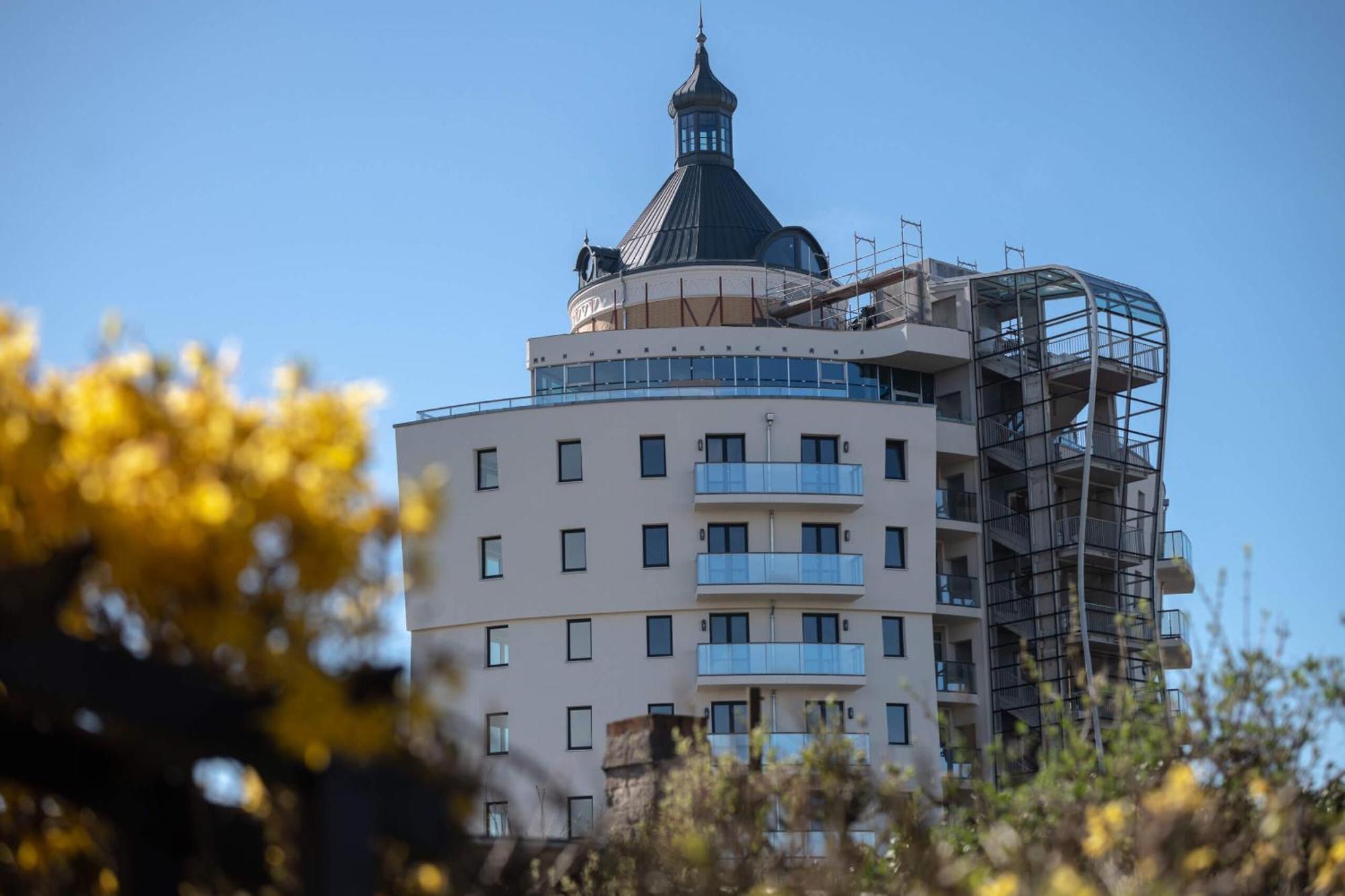 Exklusives Wohnen Im Historischen Wasserturm Dem Highlight Von Delitzsch We104 Exterior foto