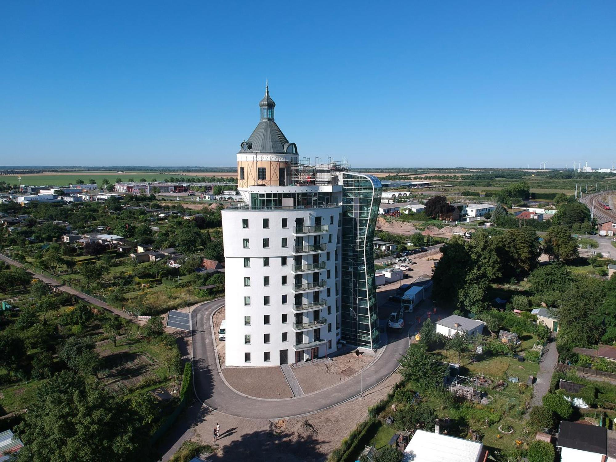 Exklusives Wohnen Im Historischen Wasserturm Dem Highlight Von Delitzsch We104 Exterior foto